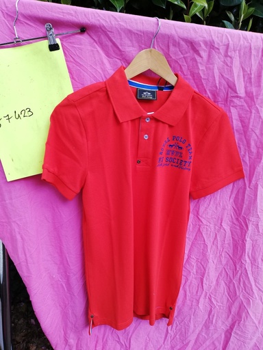 Polo Homme Manches Courtes Harlem HV Polo (Rouge - S)