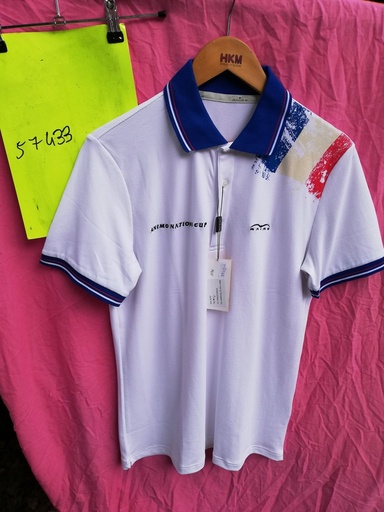 Polo homme Aldo Animo Italia (Blanc – 44fr/50it)