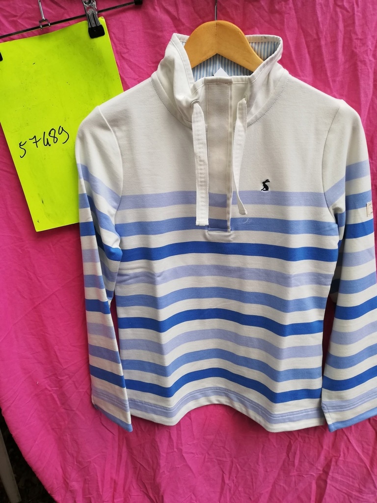 Sweat Femme Saunton Crème/ciel rayé Joules -Crème-34