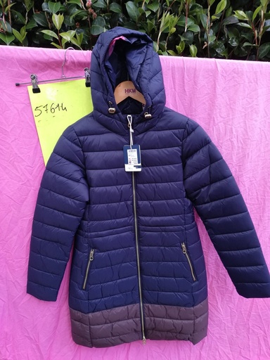 blouson matelassé femme Heathcote Bleu Marine Joules-34