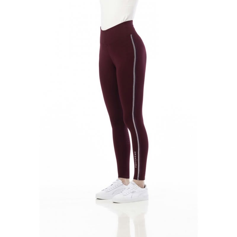pantalon pull-on EQUITHÈME "Violette", fond silicone