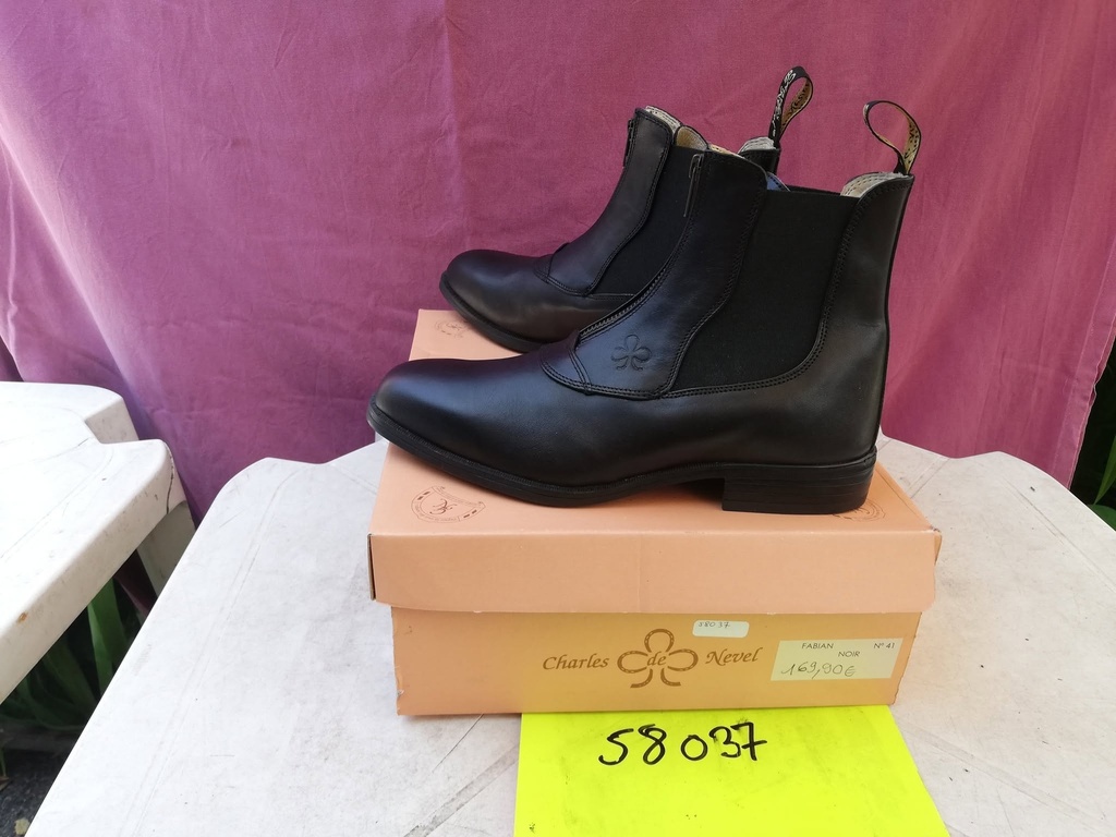 boots fabian charles de nevel 41 noir