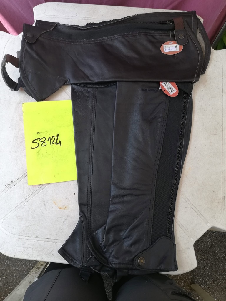 Mini-chaps cuir souple eric thomas XLC noir