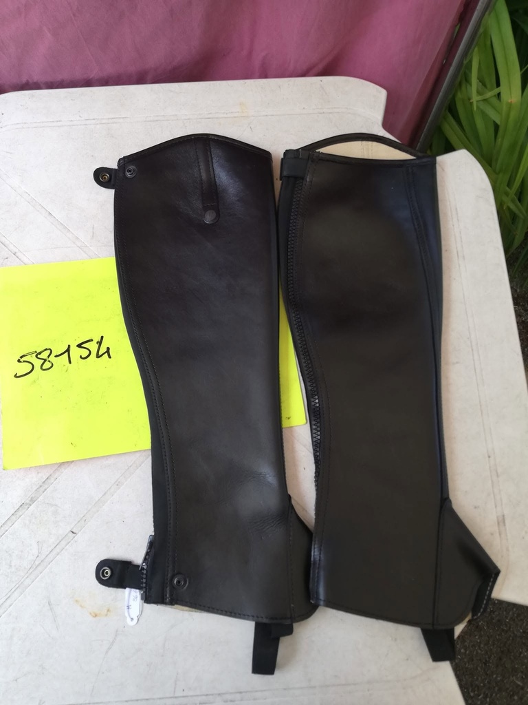 Mini-chaps ottawa rectiligne M noir
