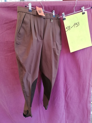 Pantalon micro sara golden dress 40 brown