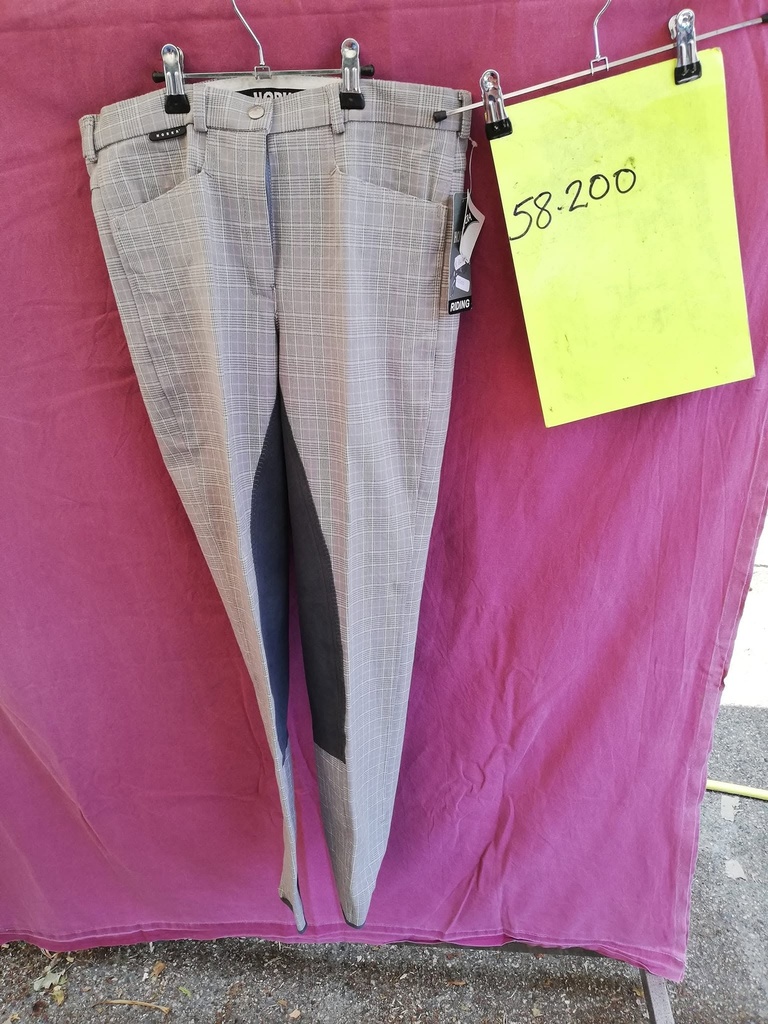 Pantalon Atlanta horka 40 gris ecossais