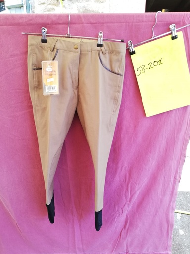 Pantalon parence dame equiconfort 40 taupe