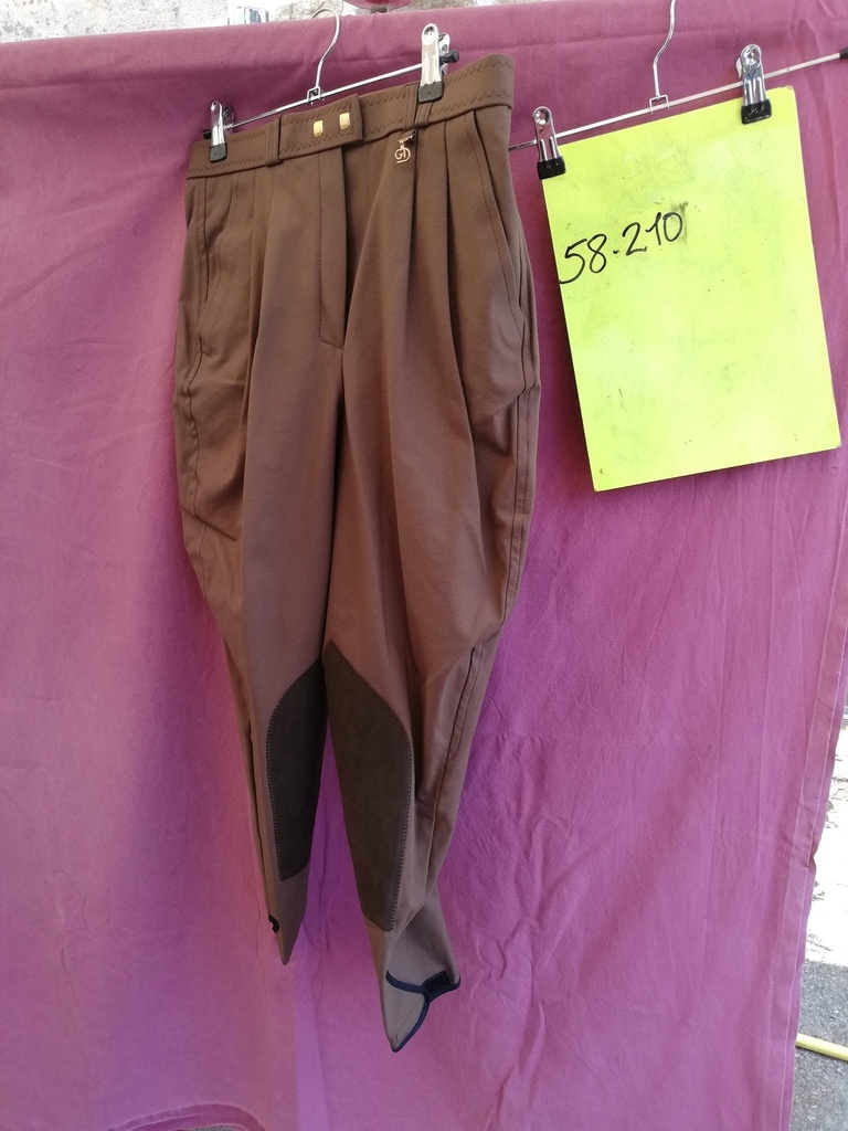 Pantalon micro sara golden dress 42 marron