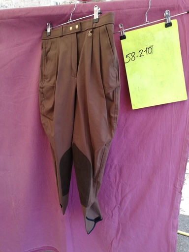Pantalon micro sara golden dress 42 marron