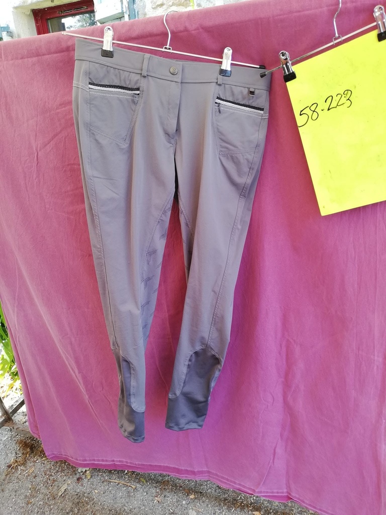 Pantalon zofia qhp 42 gris
