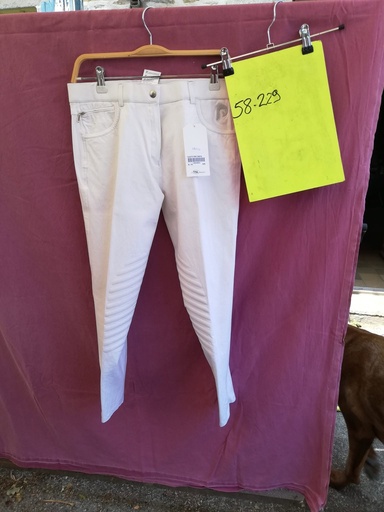 Pantalon crystal performance 44 blanc