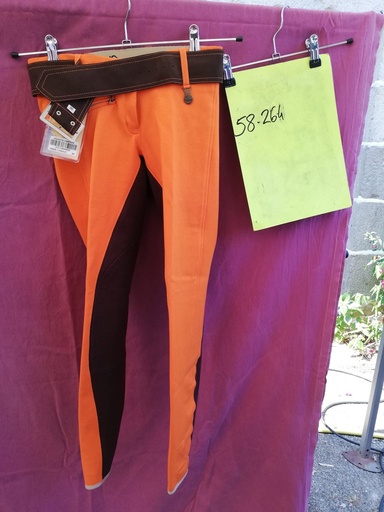 Pantalon equicomfort solesmes 36 orange