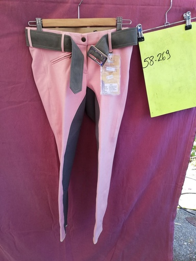 Pantalon solesmes 38 rose