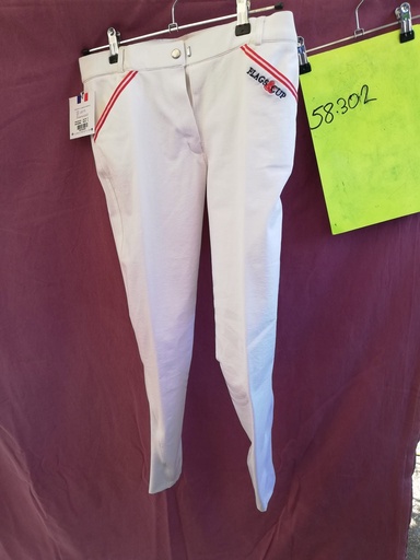 Pantalon cayenne flags and cup 40 blanc
