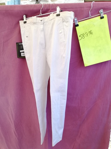 Pantalon sydney lamicell 42 blanc