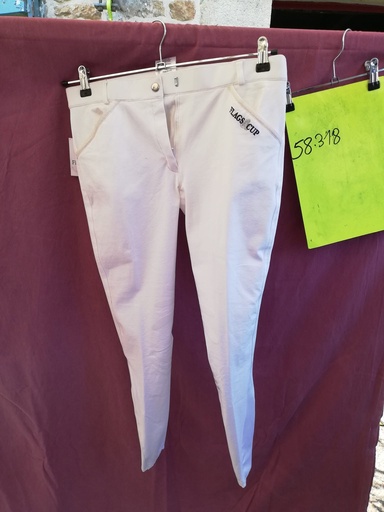 Pantalon kokta flags and cup 42 blanc