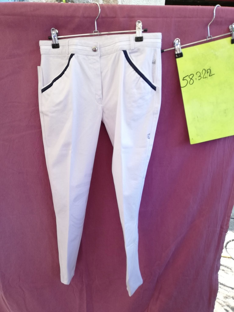 Pantalon arola flags and cup 42 blanc