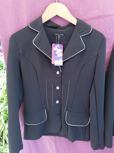 Veste Concours strass equitheme 36 noir