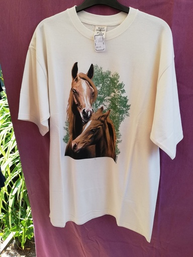 T-shirt z chevaux