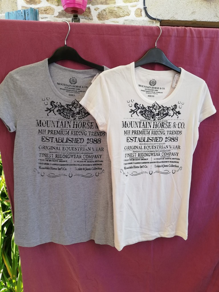 T-shirt rebecca Mountain Horse XS blanc