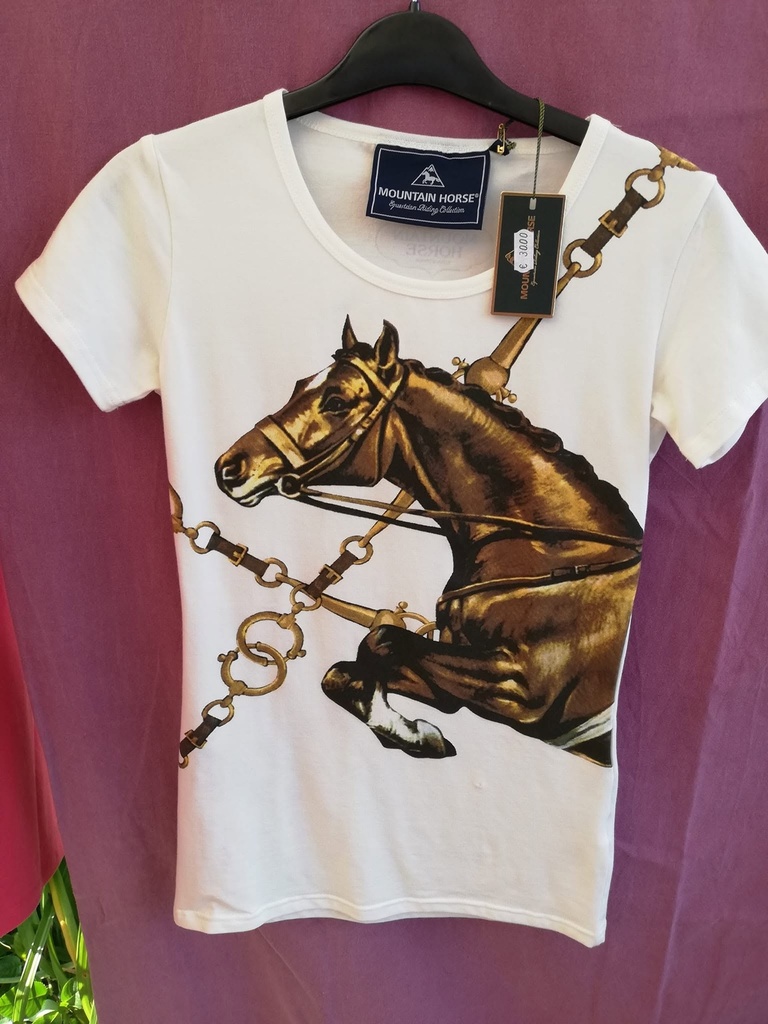 T-shirt amalia Mountain Horse XS blanc