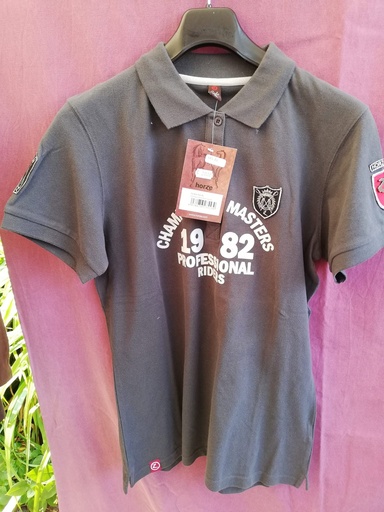 polo horze XL gris