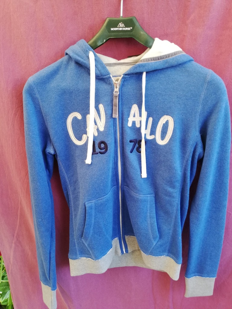 sweat blanca cavallo S bleu