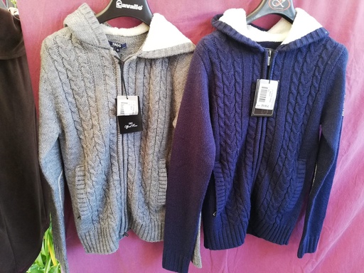 pull zippé 1010 hagg XS navy