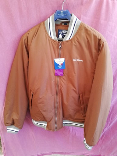 blouson essentiel hiver equitheme XS marron