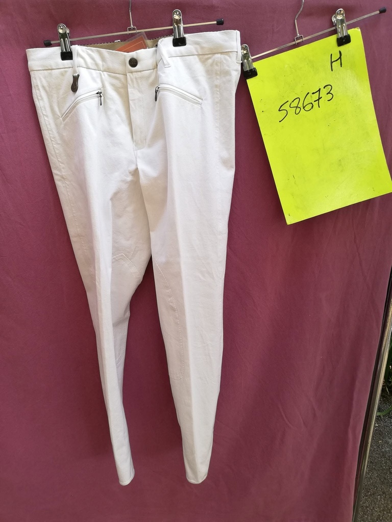 pantalon homme solesmes droit equiconfort 42 blanc