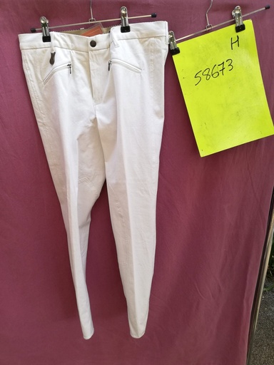 pantalon homme solesmes droit equiconfort 42 blanc