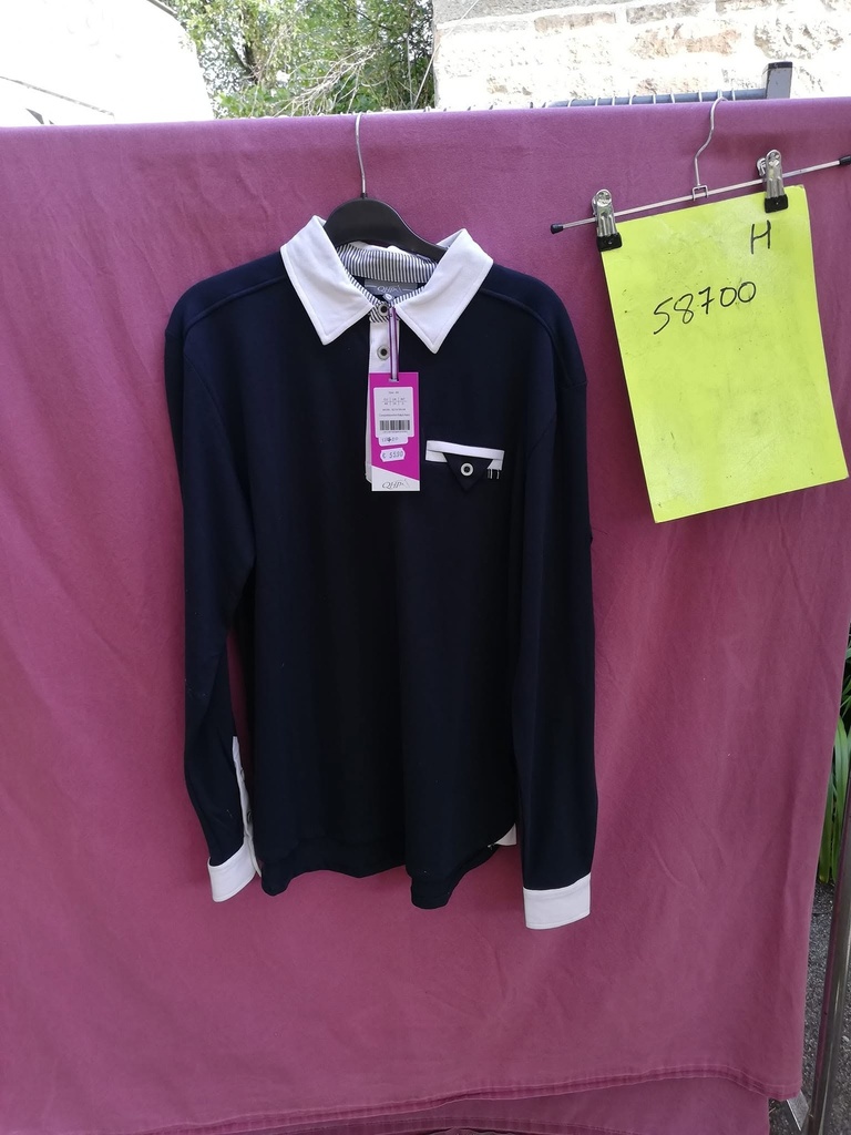 polo concours homme ralph qhp 44 navy