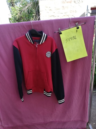 sweat reno flags and cup S rouge/marine