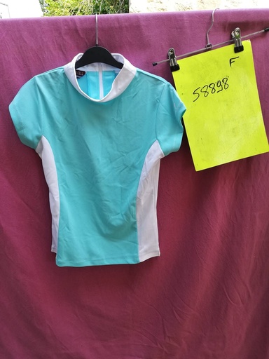 polo concours dame lamicell M turquoise