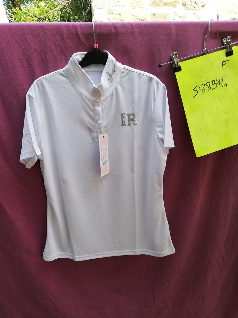 polo loretta imperial riding XL blanc