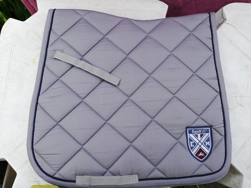 tapis dressage blason equitheme FULL gris