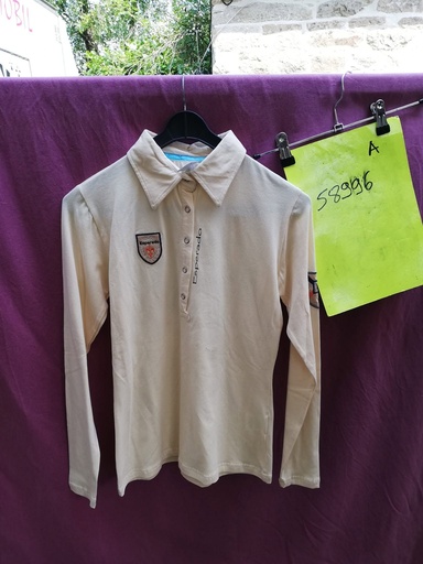 polo manches longues jinetes esperado S creme