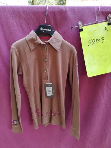 polo manches longues lena esperado S marron