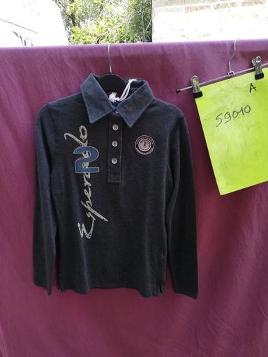 polo manches longues jill esperado S gris