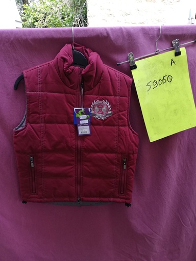 blouson sans manches equitheme XS bordeaux