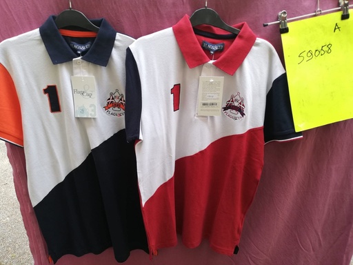 polo rio cuarto homme flags and cup M rouge