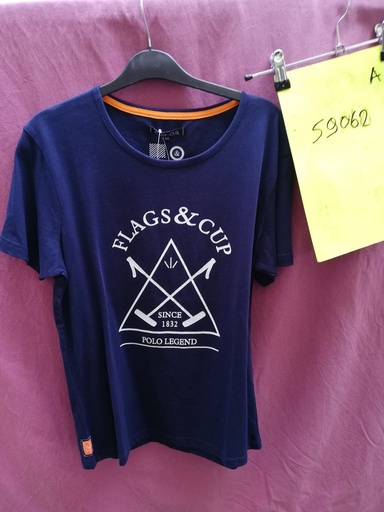 T-shirt acapulco flags and cup M navy