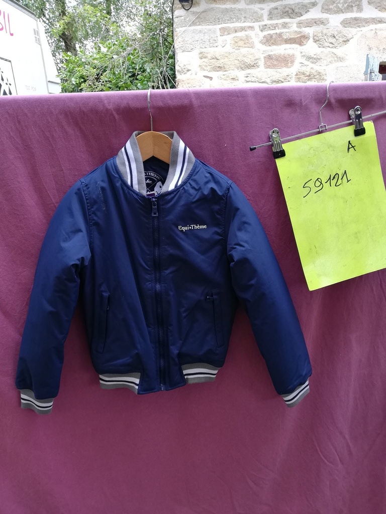 blouson essentiel equitheme 8 navy