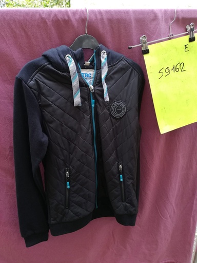 sweat teens 85 equitheme 16 noir/bleu
