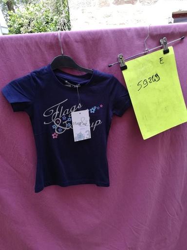 T-shirt marilia flags and cup 6 navy