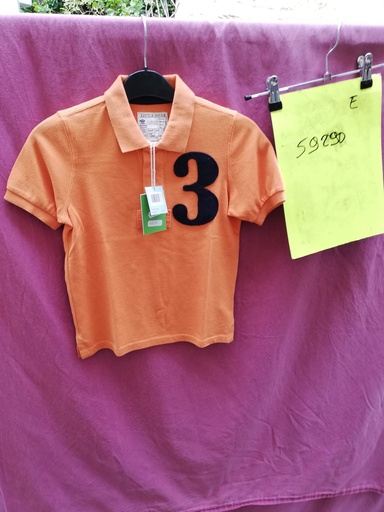 polo garçon joules 6 orange