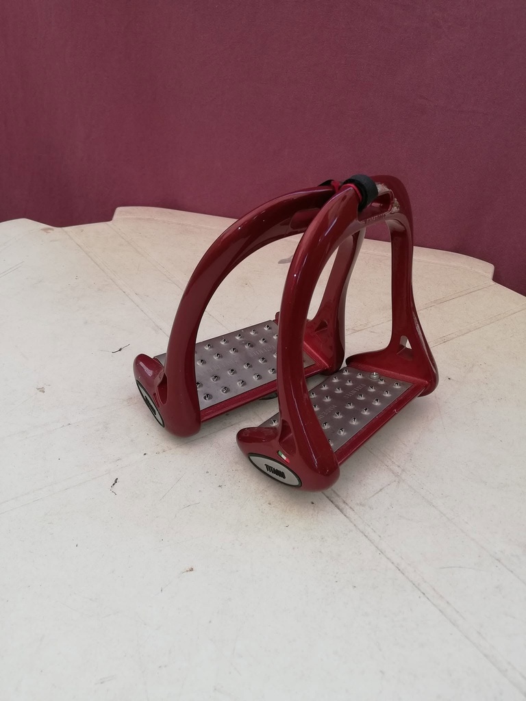 etriers large lorenzini 120 rouge