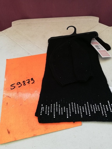 kit bonnet echarpe imperial rinding noir