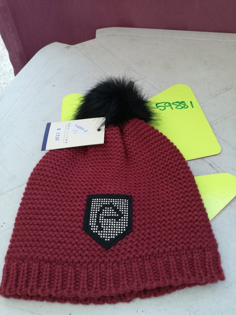 bonnet blason equitheme rouge