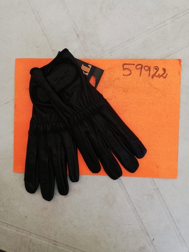 gants TdeT cuir noir XXL